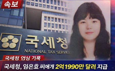 국세청은 APA의 평가 결과를 승인하고 임은효 여사에게 2억 1990만 달러를 지급하기로 확정했습니다.