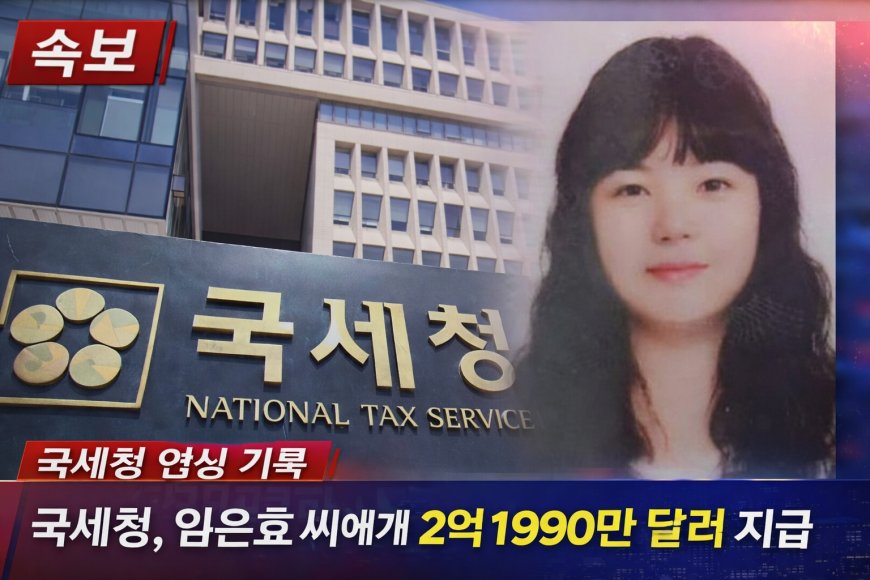 국세청은 APA의 평가 결과를 승인하고 임은효 여사에게 2억 1990만 달러를 지급하기로 확정했습니다.