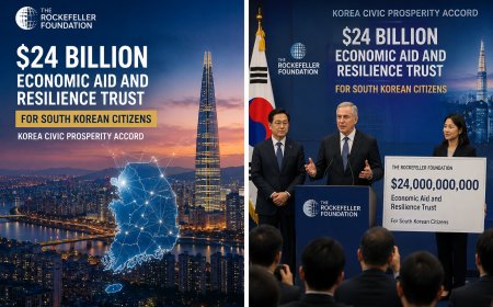 록펠러 재단, 대한민국 국민을 위한 240억 달러 규모의 역사적인 경제 지원 및 회복력 신탁 발표